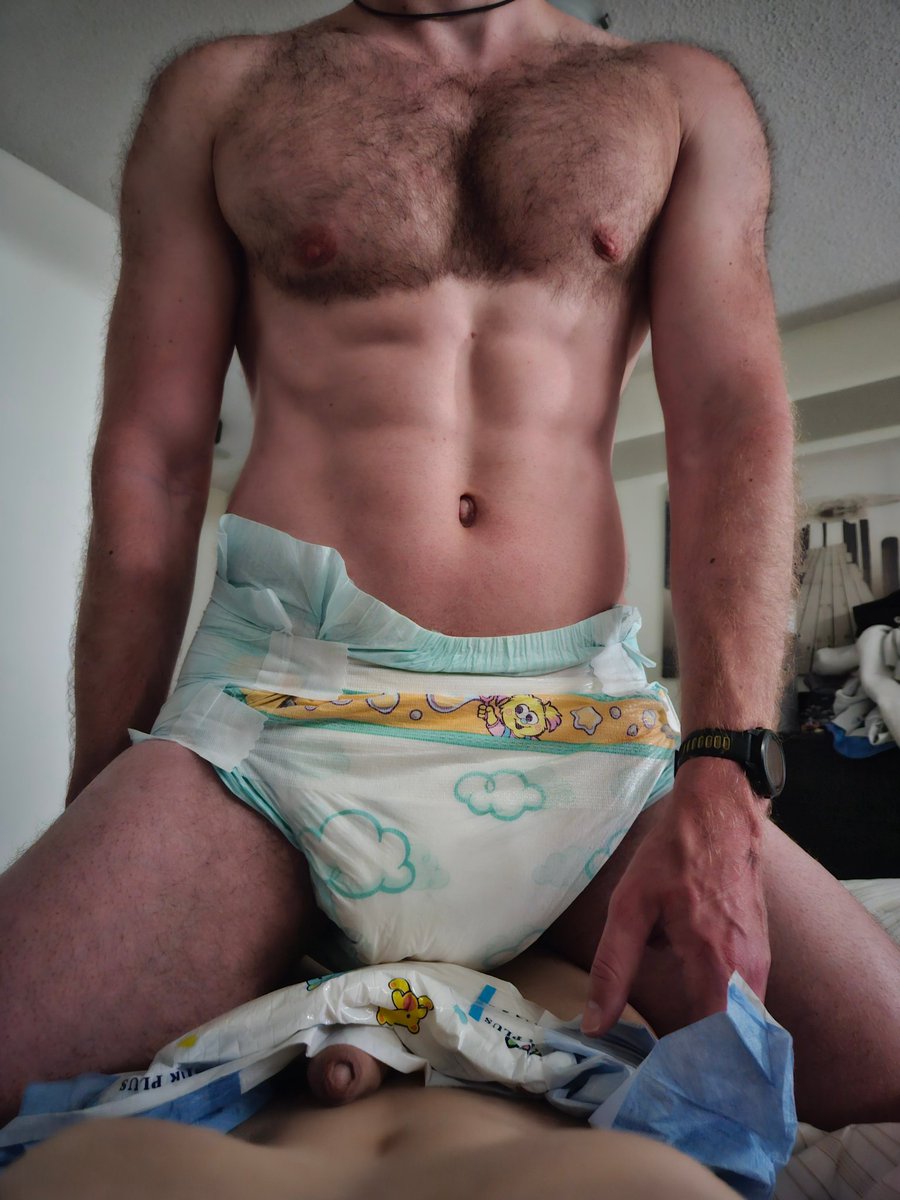 dlhockeyboy's tweet photo. When Daddy first puts you in diapers, it can be awkward, strange and even embarrassing (especially when you start to use them).

But soon... you'll NEVER want to do anything without them. https://t.co/Eunfp0YRA8