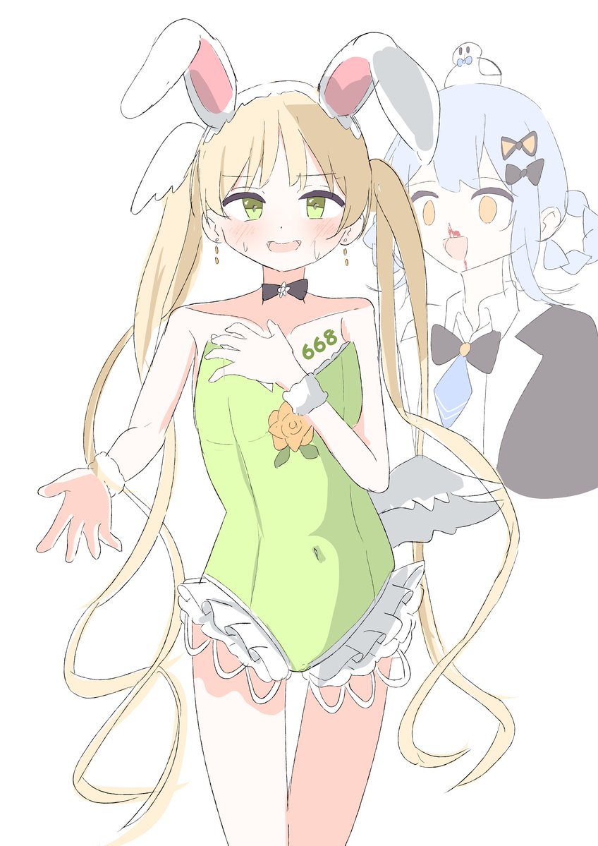 00ff00_Iroha's tweet photo. バニー遠野さん https://t.co/N7aX0X2TXG