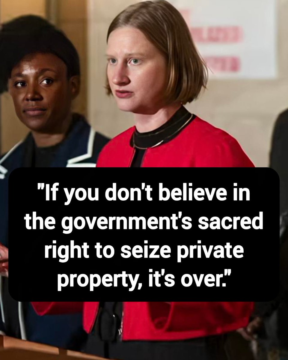 DavidJHarrisJr's tweet photo. Cea Weaver: "If you don't believe in the government's sacred right to seize private property, it's over."

Thoughts? https://t.co/pIV4AVp4Bd