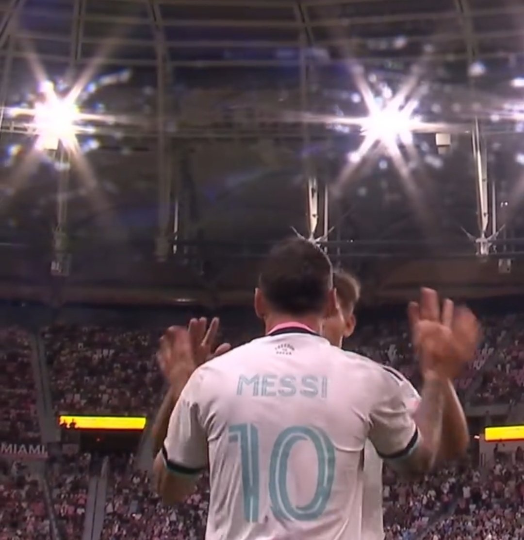 kaartikfooty's tweet photo. ⚽ Back on the pitch: Messi made his return in Inter Miami's 2–2 draw against Columbus Crew, coming on as a second-half substitute in his first MLS appearance since the World Cup. #Messi
#LionelMessi
#LeoMessi
#GOAT
#LM10
#LaPulga
#MessiMagic
#InterMiami
#Argentina
#Worldclass https://t.co/cBpJB1NSOy