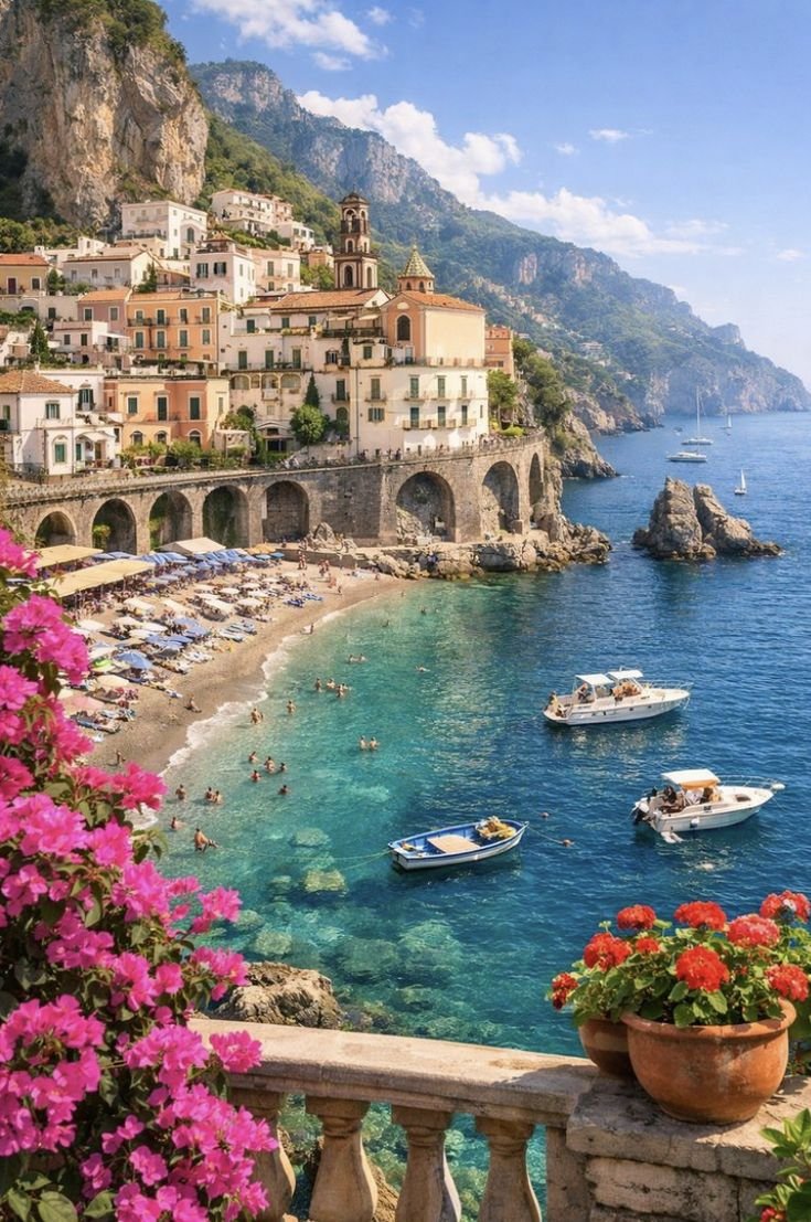 oceannvibe's tweet photo. Amalfi,italy https://t.co/HQ0kBrueSE