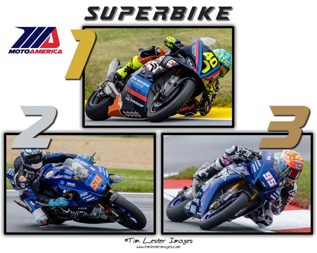 timlesterimages's tweet photo. Images from yesterday's MotoAmerica racing at Mid-Ohio Sportscar Course; here are the podium finishers from a few classes.
#motorsports #motorcycle #MotoAmerica #midohiosportscarcourse https://t.co/BJKdHoB1CT