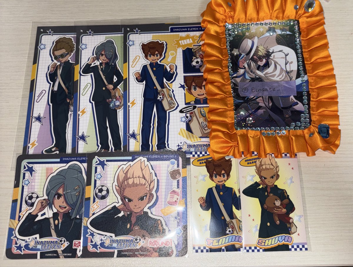 Einsatz___'s tweet photo. 【交換】イナズマイレブン イナイレ ラウンドワン フォトカード 特典 ポストカード コースター

譲) 鬼道 豪炎寺 風丸 松風

求) 同種 神童＞霧野 剣城

神童含むお取引優先
三宮＞大阪手渡し.郵送 1点〜◎
お気軽にお声掛けください。 https://t.co/0A66S0Vnby