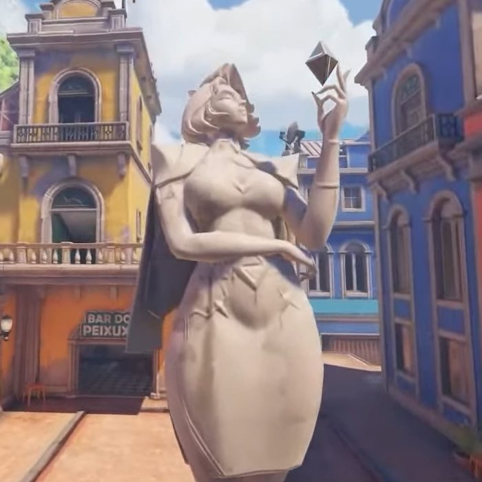 Overwatch2_NEWS's tweet photo. 【シーズン4】

リワークされたパライソには巨大なドミナ像が設置されます🗿 https://t.co/VQ6BXaA3NQ