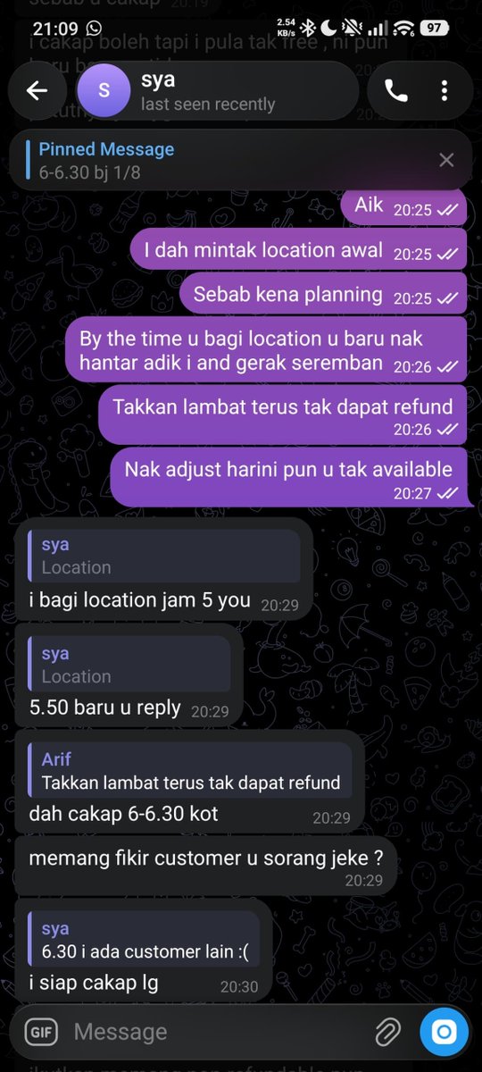 maddd96's tweet photo. Peringatan masa kita tak penting, masa dia je penting sebab ada customer lain https://t.co/2ogqGmkSXi