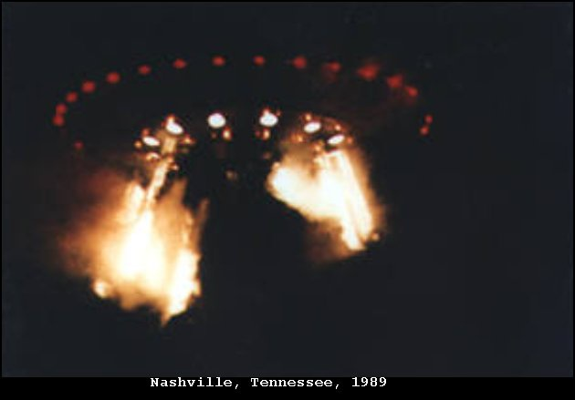 AlienLeaks9's tweet photo. 🚨THESE MIGHT BE THE MOST CONTROVERSIAL UFO PHOTOS OF THE 1980s! 

📍Nashville, Tennessee
📅September 27, 1989

🔴In 1989, a series of photographs surfaced showing what appeared to be a large disc-shaped craft with a domed center and brightly illuminated red, blue, and white lights around its rim.

🔴The images were later shared by U.S. Navy Commander Graham Bethune, who said they came from a friend who wished to remain anonymous.

🔴A note attached to one of the prints claimed the photos were taken using high-magnification lenses, filters, and high-speed film to capture the object as clearly as possible.

🔴Skeptics argue the craft was likely a staged model, while others consider the photos among the clearest flying saucer images ever made public.