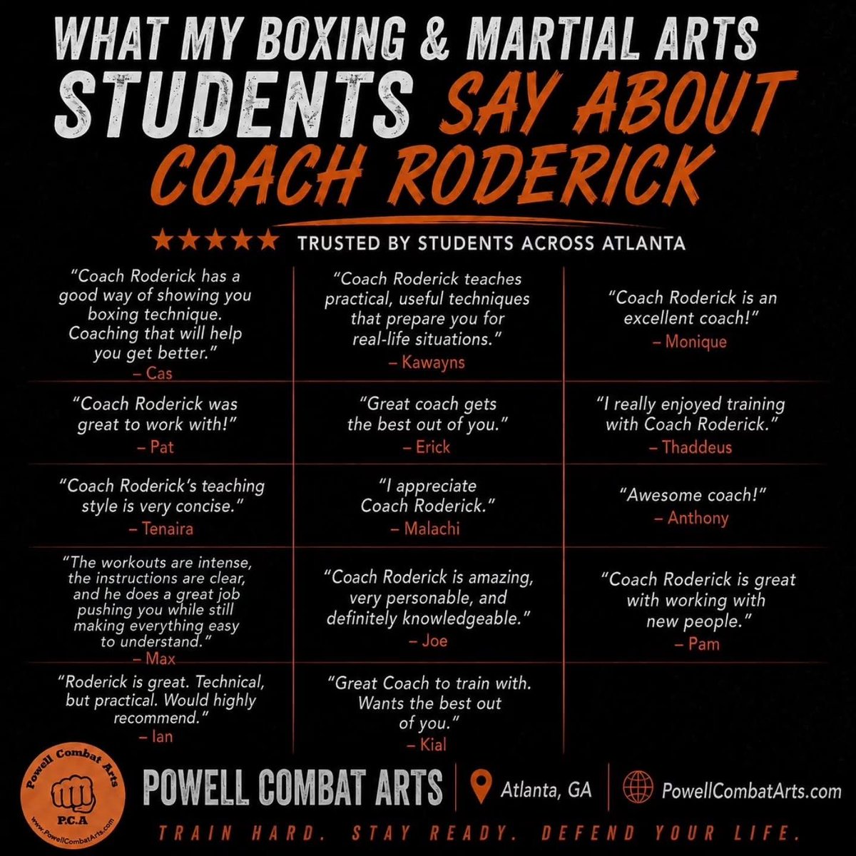 PowellCombat's tweet photo. I am who they say I am. 💯 #CoachRoderick #TheIceMan #Boxing #MartialArts #PowellCombatArts https://t.co/6lKnQqnglT