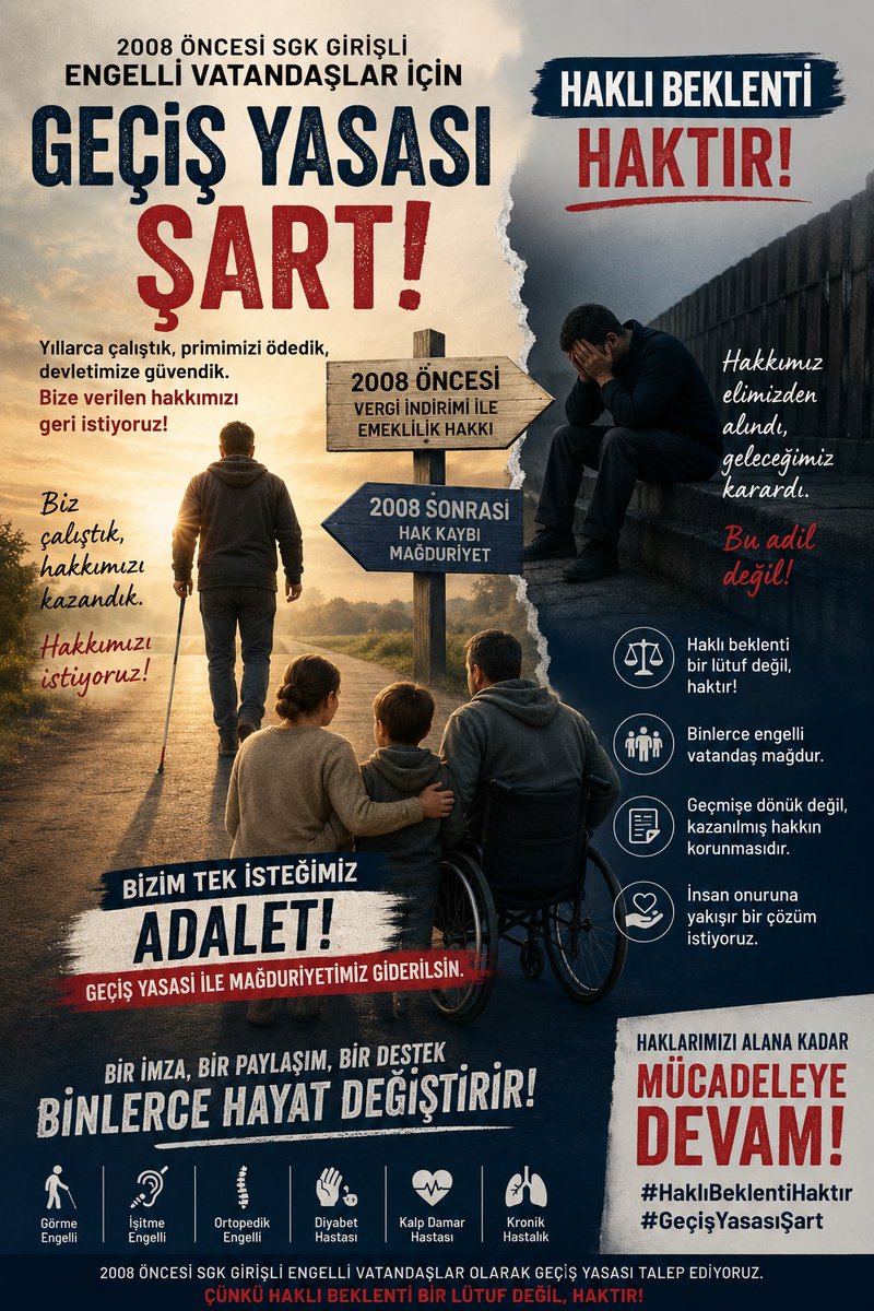 araptheo's tweet photo. Yıllarca alın terimizle çalıştık, primimizi ödedik, devletimize güvendik. Şimdi tek istediğimiz, emeğimizin ve yıllarca kurduğumuz hayallerin yok sayılmaması.
Artık sesimizi duyun… Biraz da bizim yüzümüz gülsün. Geçiş Yasası şart!

#HaklıBeklentiHaktır 
#GeçişYasasıŞart 
#BiziDuyun 

@kasapoglu @jsarieroglu @avfatmaoncu @latifselvi42 @aylinyaman_ @AliKARAOBA @gergerliogluof @AYMBASKANLIGI @csgbakanligi @tcailesosyal @TBMMresmi @ma_cenkci @isikhanvedat @EhatDer
