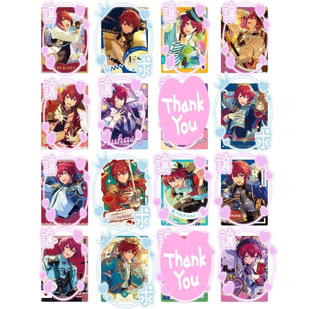 riaxquartet's tweet photo. 【交換】あんスタ Only Tsukasa Collections オンリー コレクション
[譲]ピンク◯各１
[求]水色◯
ギャンビット(〜4)＞返礼祭(〜2)＞Judgment、専用衣装(各1)

⚠プロカ必読
8/7〜10あんステライブ＞都内手渡し(詳細プロカ記載)＞郵送
1枚〜大歓迎👏

推し絵柄の枚数を増やすために交換を探してます。 https://t.co/muBTkO7Zsk