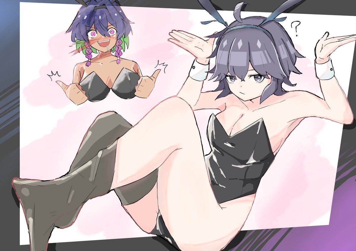 tomin0222's tweet photo. 過去のバニーイラスト探してきた https://t.co/mNCEKchXd7