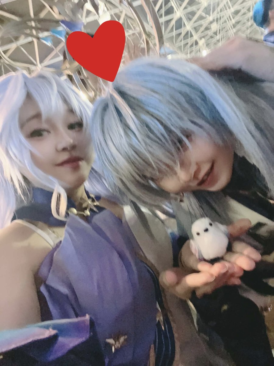 Aquila1806's tweet photo. Hoyofes วันนี้กับน้องสาวตัวเอง @setsunamnc https://t.co/aTgXx73Zdr