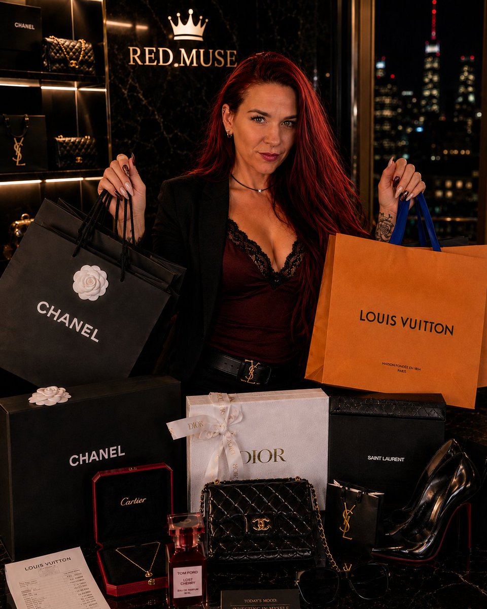RedMuse1218's tweet photo. What is the biggest luxury money has ever bought you?
💬 Tell me in the comments.
#RedMuse #LuxuryLifestyle #Mindset #Findom #Femdom https://t.co/H8JNPz3rEC