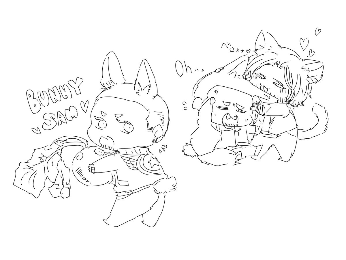 yumiruri_ne's tweet photo. Bunny Sam🫶with Cat Buckb🐇🐈‍⬛💕 https://t.co/JJaZpNG5Af