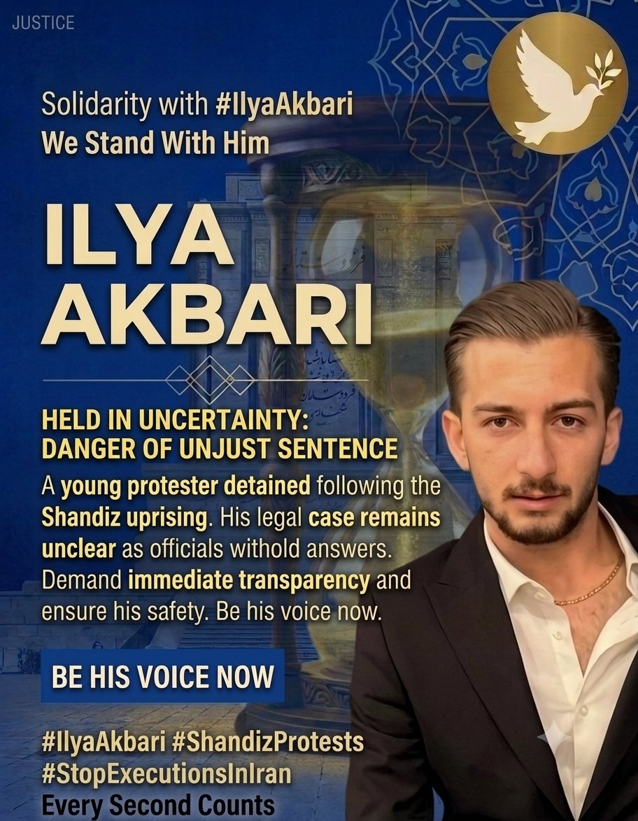 VianaAriayi's tweet photo. 🚨 Heavy sec charges &amp; lack of transparency threaten the lives of young protesters from #Shandiz (Mashhad) detained after the Jan 2026

Ilia Akbari
 MatinShabani
 Sajjad Cherani
 Farshad Hosseinpour
 Majid Hosseinpour
 Hossein Safarpour
 Hossein Rasouli
#StopExecutionsInIran https://t.co/ZbuCKR5bu0