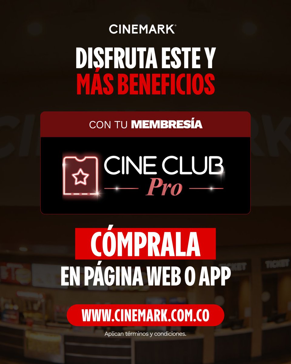 Cinemark Colombia tweet media