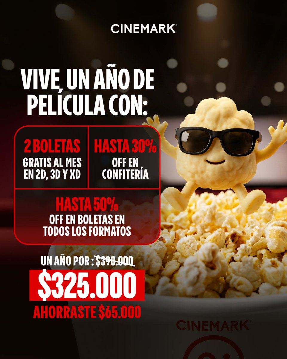 Cinemark Colombia tweet media