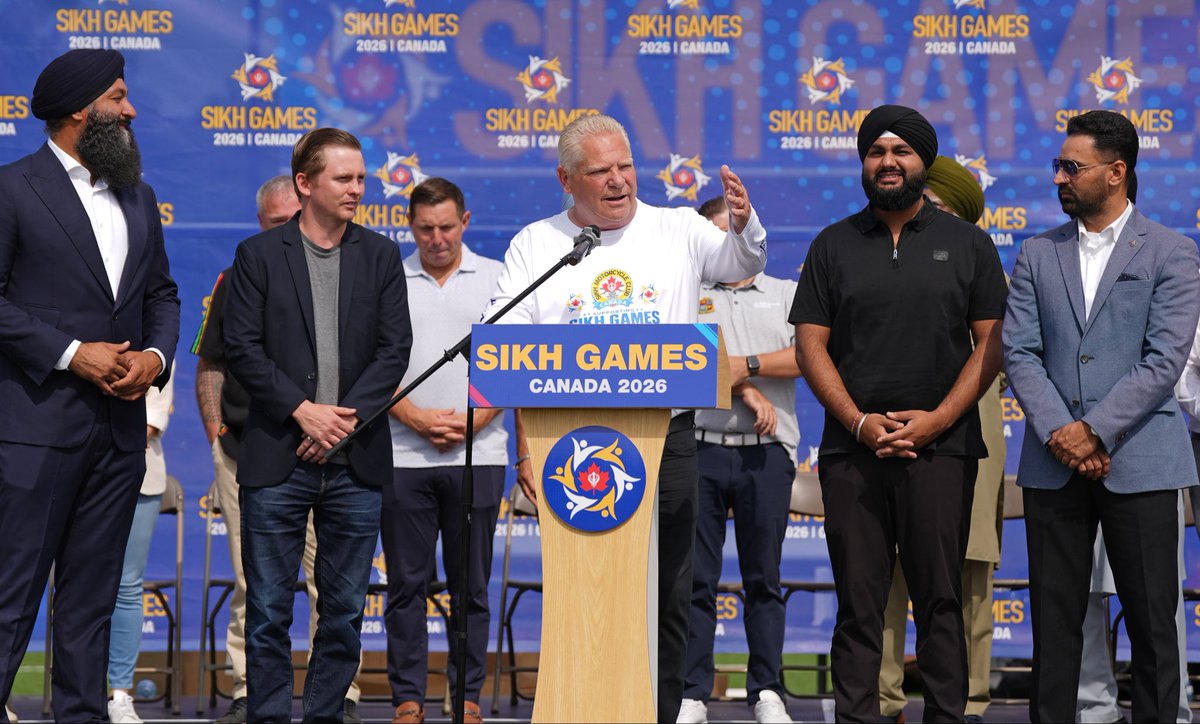 fordnation's tweet photo. Getting young people involved in sports is so important to helping them learn important skills like leadership and teamwork that will serve them throughout their lives. 

I want to thank the Ontario Gurdwaras Committee for bringing the Sikh community together to support youth participation in sports by organizing Ontario’s first-ever Sikh Games.