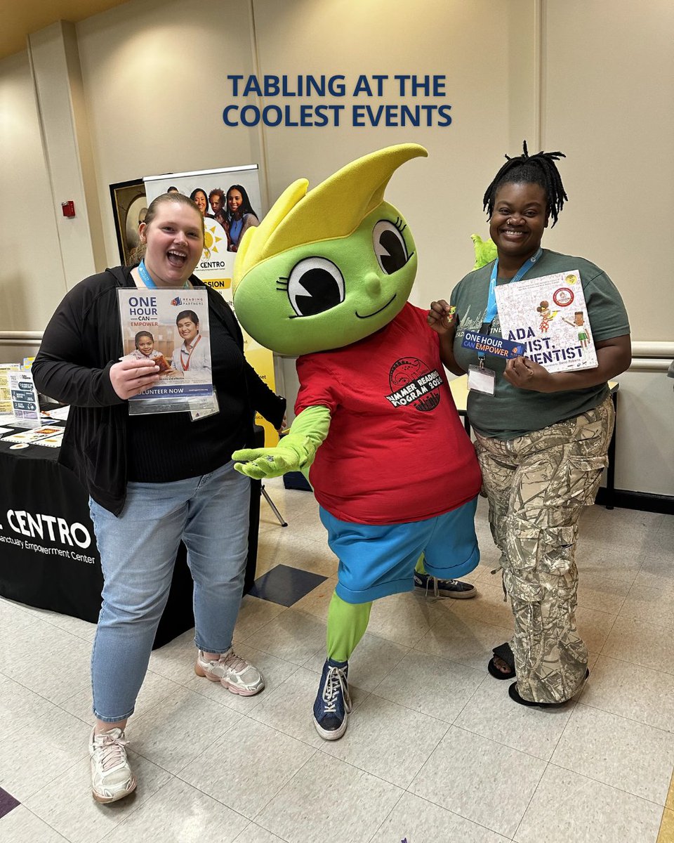 ReadingPartners's tweet photo. Ever wonder what it’s like to be a part of AmeriCorps with #ReadingPartners? Well, moments like these sum it right up! Our incredible @AmeriCorps team goes above and beyond in and out of our reading centers to serve the community. 🌟💙 https://t.co/wgtpa0R9Ef