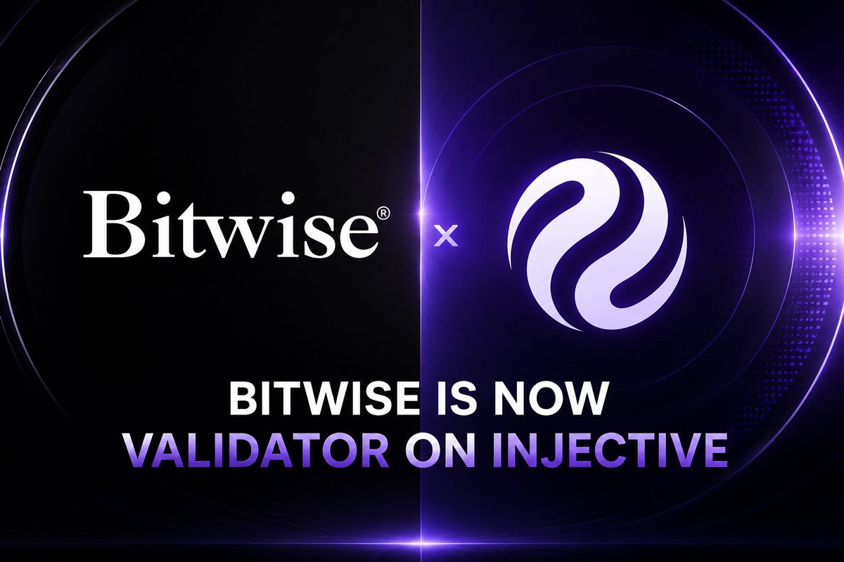 verathai11's tweet photo. Bitwise chính thức vận hành validator trên Injective

Thêm một cái tên quen thuộc trong lĩnh vực quản lý tài sản số đã tham gia mạng lưới Injective.

Người dùng giờ đây có thể stake $INJ thông qua Injective Hub hoặc ví cứng Ledger và lựa chọn Bitwise làm validator.

Đây là một lựa chọn đáng chú ý, đặc biệt với những ai ưu tiên các validator đến từ những tổ chức có tên tuổi.

Mỗi validator mới không chỉ giúp người dùng có thêm lựa chọn khi staking, mà còn góp phần mở rộng hệ sinh thái và tăng tính phi tập trung cho mạng lưới Injective.