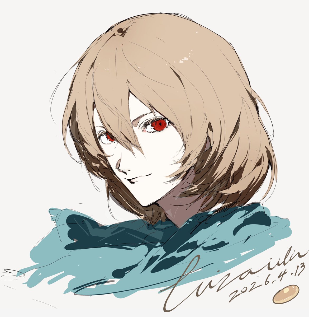 countyzhao's tweet photo. 之前画的明明 ＃明智吾郎 #p5r https://t.co/S92NzAsWbZ