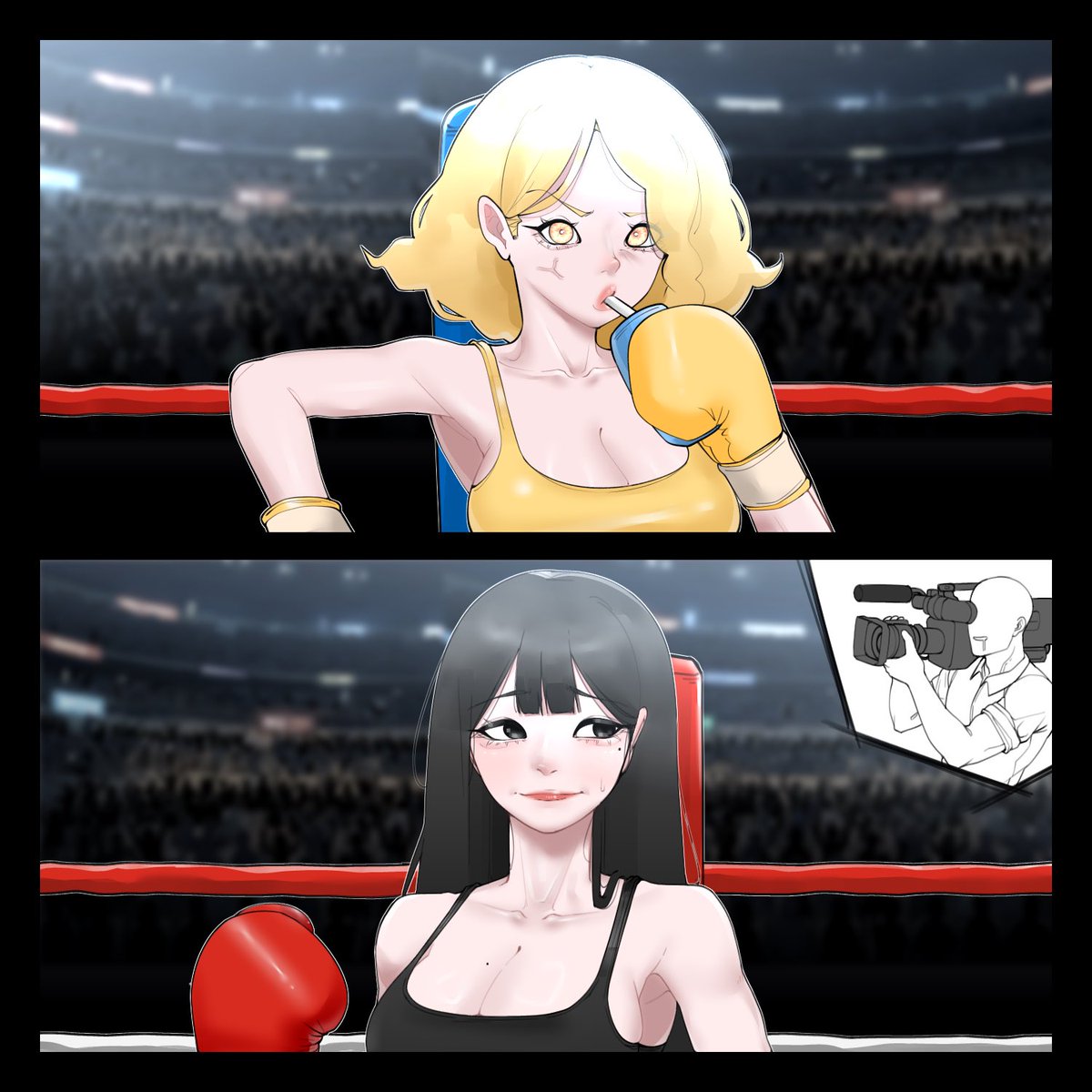 KONGSOON_O3O's tweet photo. Second fight
Kongsoon vs Chae-ah https://t.co/WYIgx4WxZx