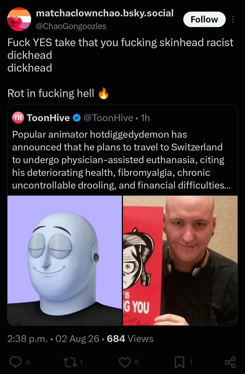 THOUGHTBOUTARMY's tweet photo. as a physically disabled person, you're objectively a horrible person for wishing suicide on a suicidal physically ill person, you cannot claim to be "woke" when you actually wish harm on the physically unwell. fucking performative weirdos. https://t.co/EeWWMcQshW