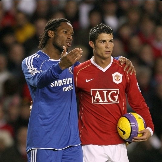 TMfutbal's tweet photo. 🚨🗣 Didier Drogba on the GOAT debate:

"Everyone knows that Cristiano is above Messi. Not just me, there are a lot of people who think the same, it's hard for some to admit it.

Many simply don't like Cristiano because he's never been the typical player who tries to please everyone. He always says what he thinks, never backs down, and that's why he gets so much criticism.

They put Messi above him not because they really prefer him, but because they don't like Cristiano.

I always dreamed of sharing the pitch with Cristiano. Playing alongside him and assisting each other to score goals would have been something incredible."