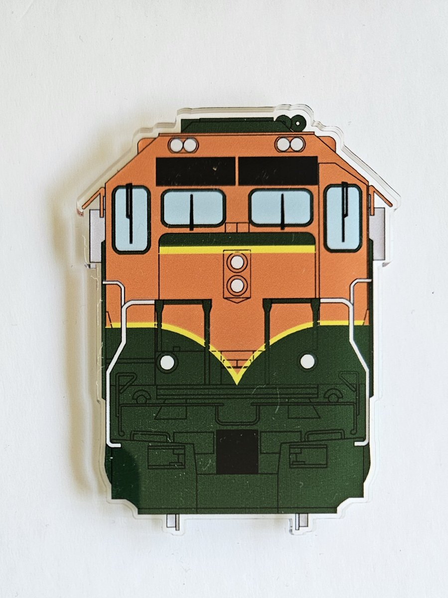 Ontherails2's tweet photo. We have acrylic fridge magnets!

- 75mm high
- £6.49
- buy more than 2 and save on postage
- 50+ designs

https://t.co/vT7kK2YCnh……

#mhhsbd 
#gg1
#trains
#railfan
#santafe
#craftbizparty
#shopindie https://t.co/XQgc23Hdew