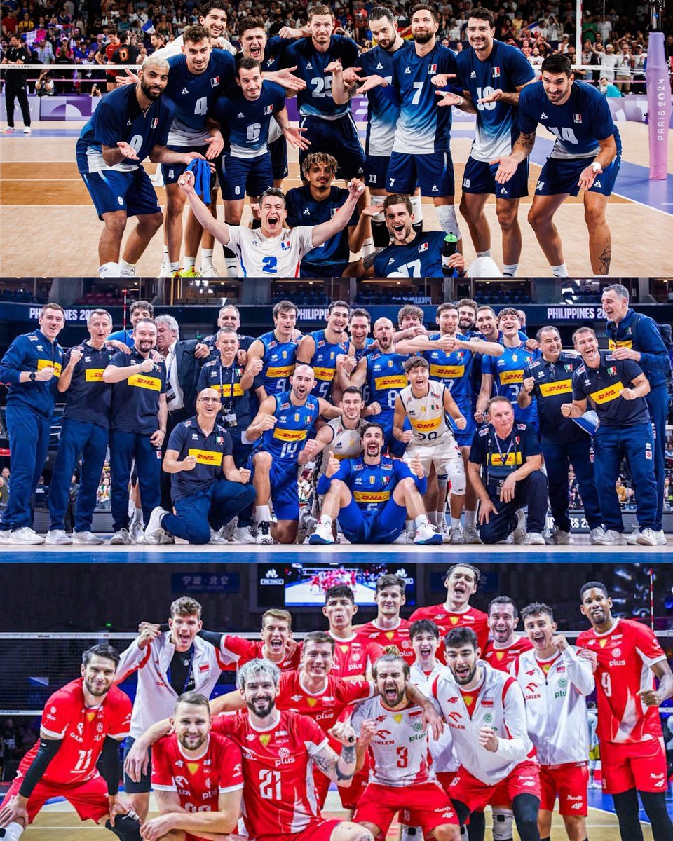 AnneServesAgain's tweet photo. ELITE SQUAD! 👑👑👑

Back-to-back Olympic Gold Medalist: FRANCE 🇫🇷 
Back-to-back World Champions: ITALY 🇮🇹 
Back-to-back Volleyball Nations League Champs: POLAND 🇵🇱 

KINGS! #VNLFinals #VNL2026 https://t.co/1qwlYKyqwX