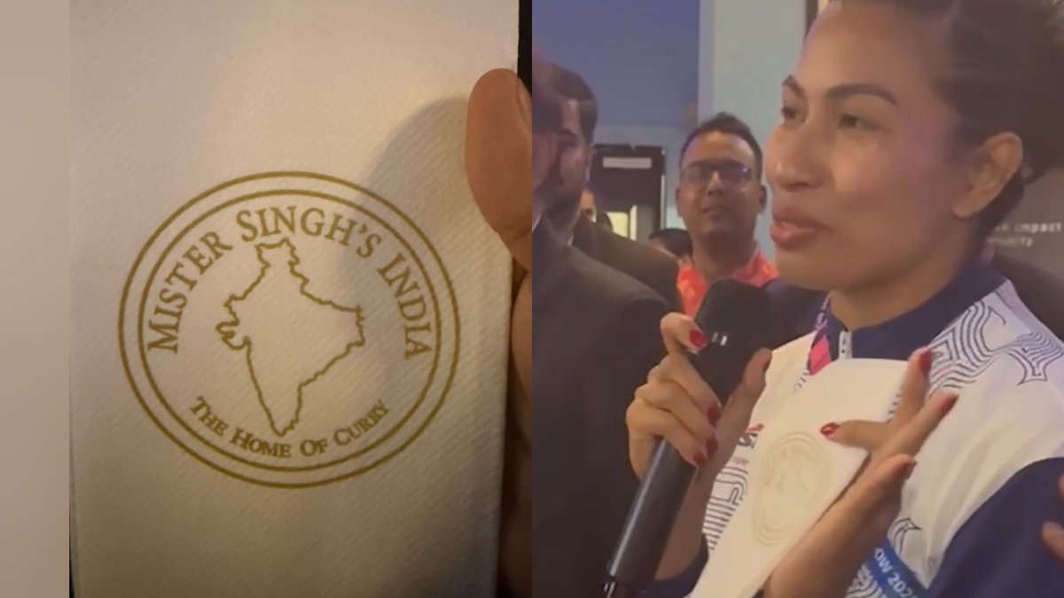 AskAnshul's tweet photo. After winning a silver medal for India at the Commonwealth Games, Boxer Lovlina Borgohain visited a restaurant in Glasgow. There, she noticed a map of India printed on a napkin in which the entire Northeast was missing.

Lovlina, who comes from Assam, did not create a scene or react with anger. She politely informed the restaurant staff that the map was incomplete and explained why it was hurtful. The management acknowledged the mistake and assured her that it would be corrected.

For Lovlina, it was not just about a map. It was about acknowledging that every part of India belongs on the map, and every Indian deserves to feel seen.

Sometimes, the strongest punches are not thrown inside a boxing ring. They are delivered with dignity, calmness, and the courage to speak up when something is not right.