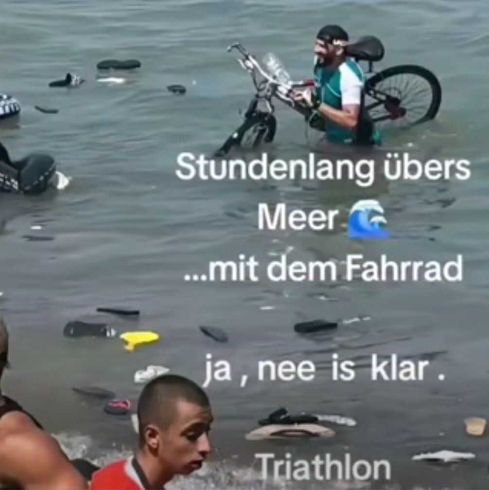 MDiener72345's tweet photo. ##  Der neue  Triathlon - MEISTER  !  🙃😬😉  ##

=>  Stelle mir gerade die Frage, wie daemlich die Medien sind  -  ist die Dummheit der Politik tatsaechlich noch steigerungsfaehig ??? https://t.co/NeIE1Lx8VG