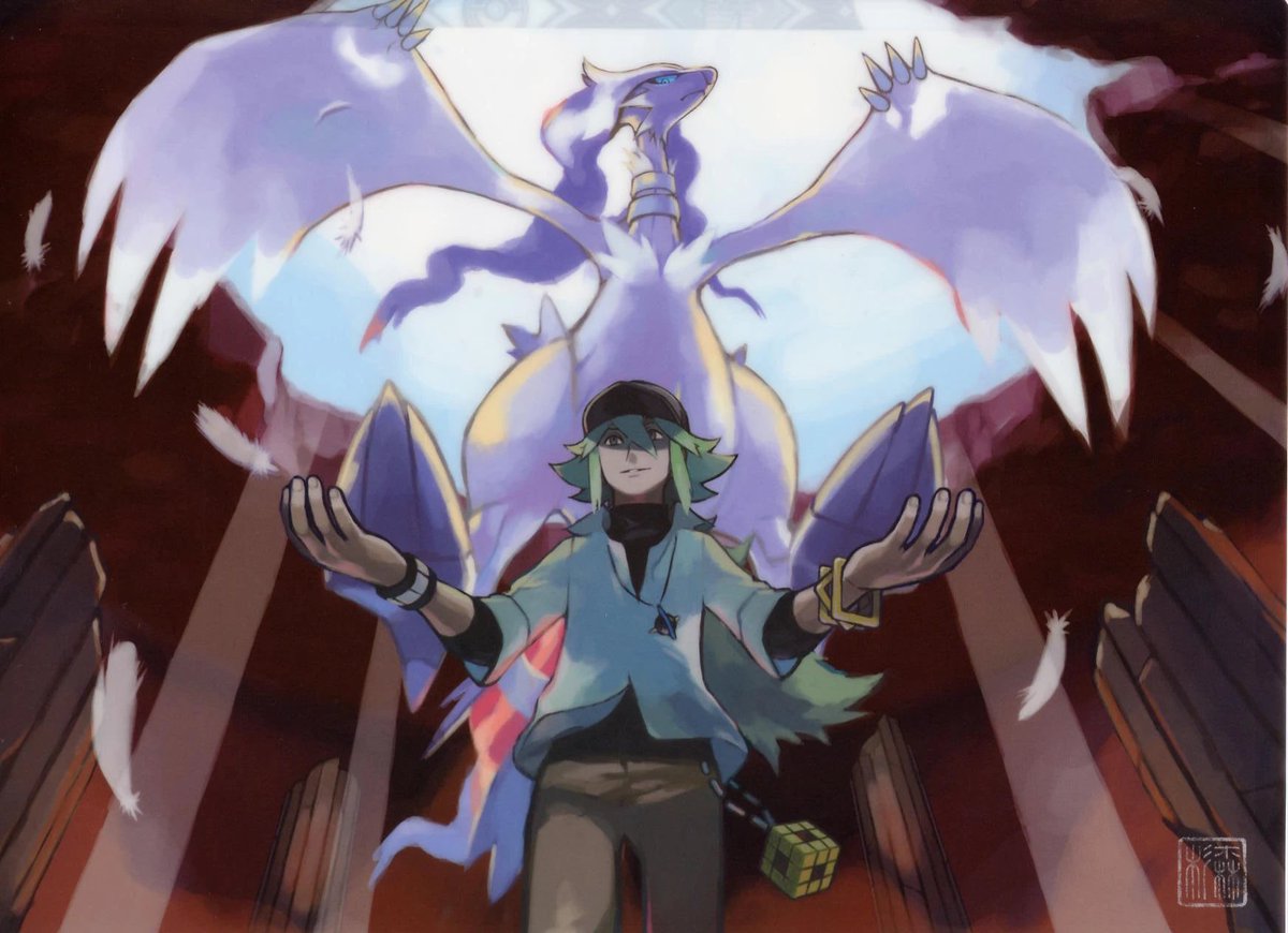 OOC_Unova's tweet photo. Pokémon fans are so simple, i can just post N and Reshira and they like and repost https://t.co/mVfkaZbKMN