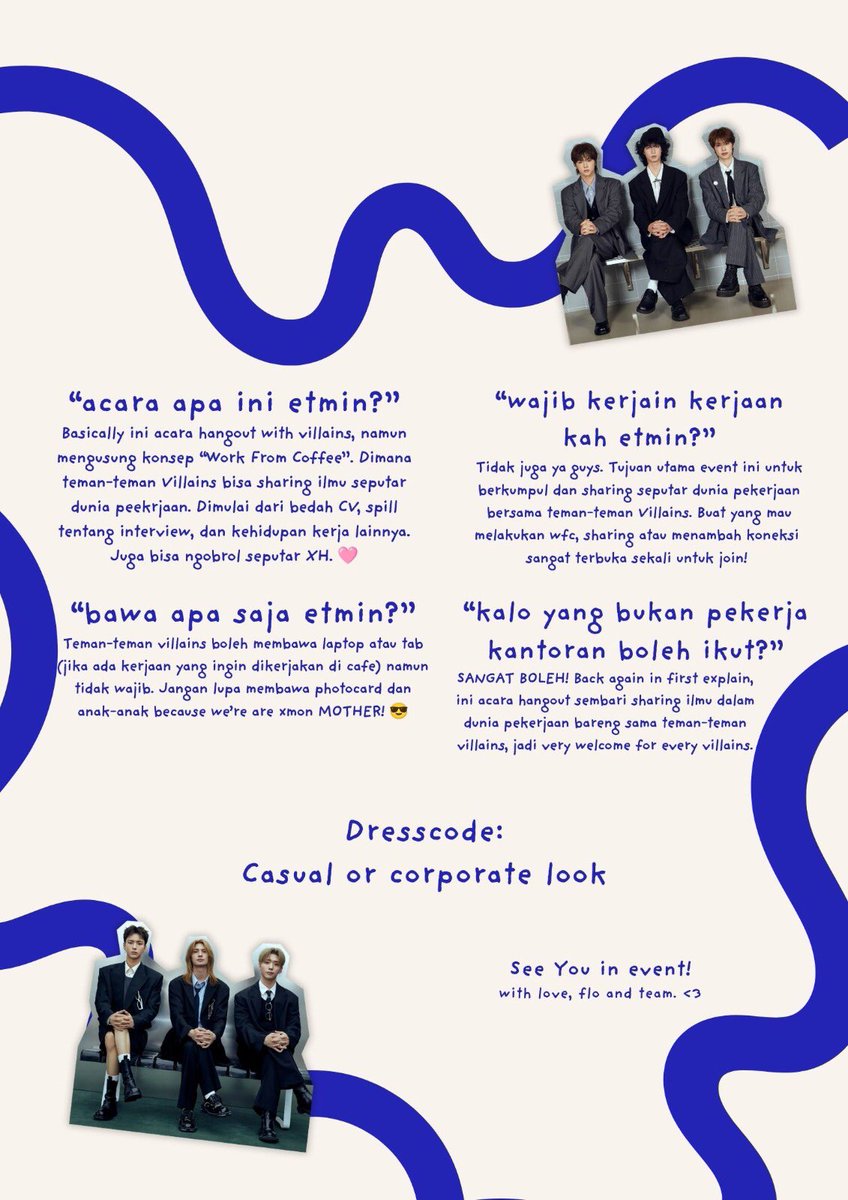 serampairia's tweet photo. Let's hangout, branding career and learning about working life with VILLAINS! 👩🏻‍💻☕

Date: 22 August 2026
Time: 13:00 - 15:00
Place: J. Co Reserve Tebet Barat, Jakarta Selatan.

RSVP open in monday, 3 August 8:00 PM. Stand by for an RSVP links new post. See you in event! 🩷 https://t.co/z9M1VgYa50