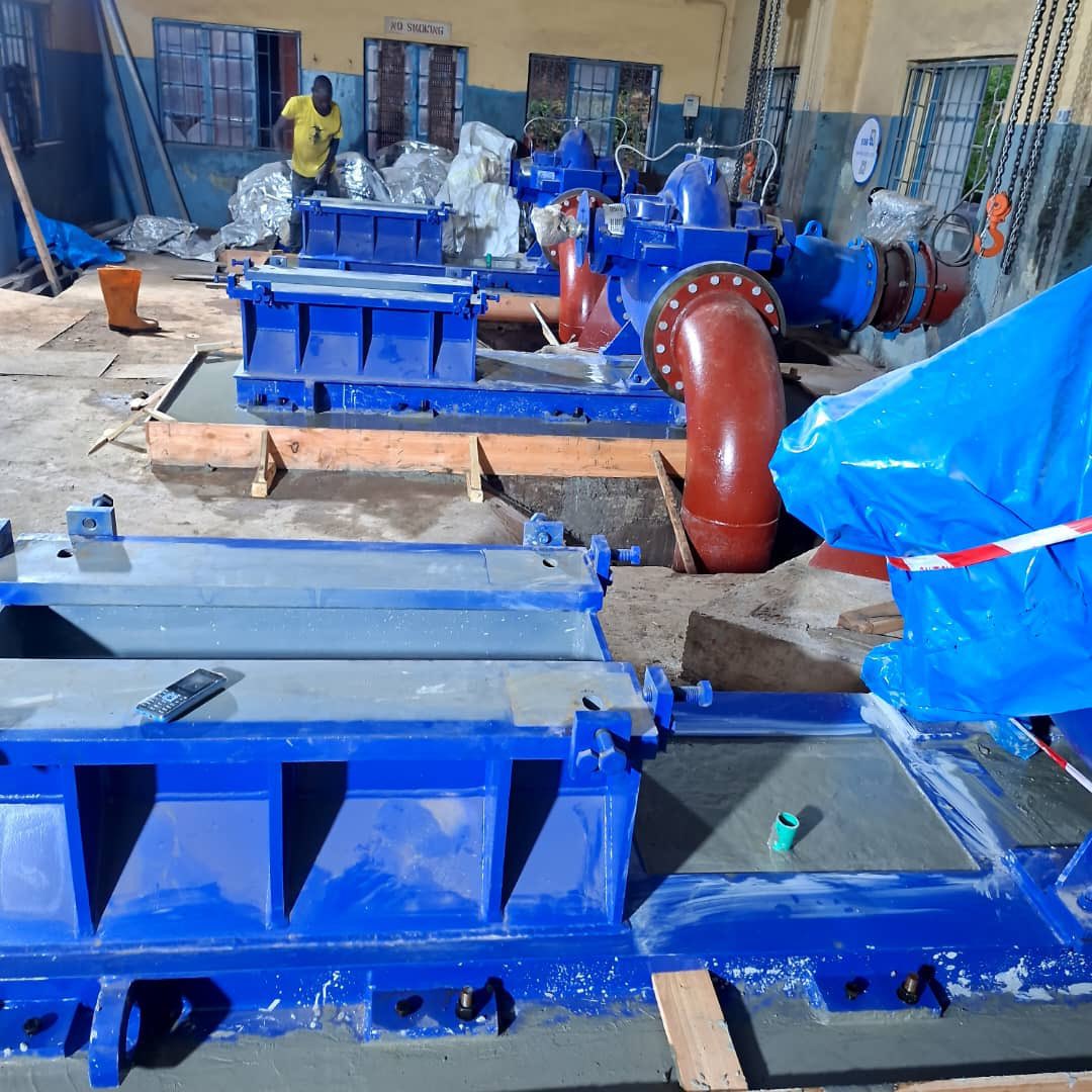 followlasg's tweet photo. LASG BEGINS INSTALLATION OF NEW PUMPS AT IJU HEADWORKS, AKUTE INTAKES

… To Boost Water Production, Improve Operational Efficiency, Expand Access

https://t.co/kCVp2ZH40n

@jidesanwoolu @drobafemihamzat @Lagoswater @gbenga_omo @gboyegaakosile @LanreBajulaiye @BarrBimbola @Mr_JAGs @Riddwane
#AGreaterLagosRising 
#LASG