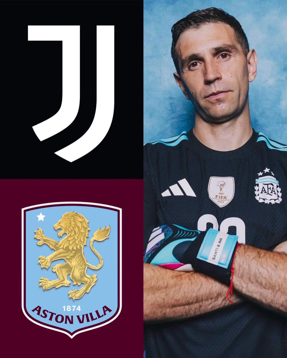 MotivacionesF's tweet photo. ¡LO TRISTE DEL DÍA! 🥲🇦🇷

Hace un año, Emiliano “Dibu” Martínez se despidió del Aston Villa convencido de que recibiría ofertas de los clubes más importantes del mundo.

Pero nunca llegaron. Ni desde Arabia Saudita, ni desde Europa, ni siquiera desde la MLS.

No le quedó otra que regresar al Aston Villa… y respondió dentro de la cancha: conquistó la Europa League y volvió a disputar una final de la Copa del Mundo con Argentina. Todo apuntaba a que esta vez sí daría el salto a un gigante.

Sin embargo, la Juventus acaba de descartar su fichaje y le comunicó que ya no está interesada en incorporarlo.

Hace un año se despidió pensando que su salida era inminente… y hoy sigue en el Aston Villa.

NADIE LO QUIERE ❌🏴󠁧󠁢󠁥󠁮󠁧󠁿