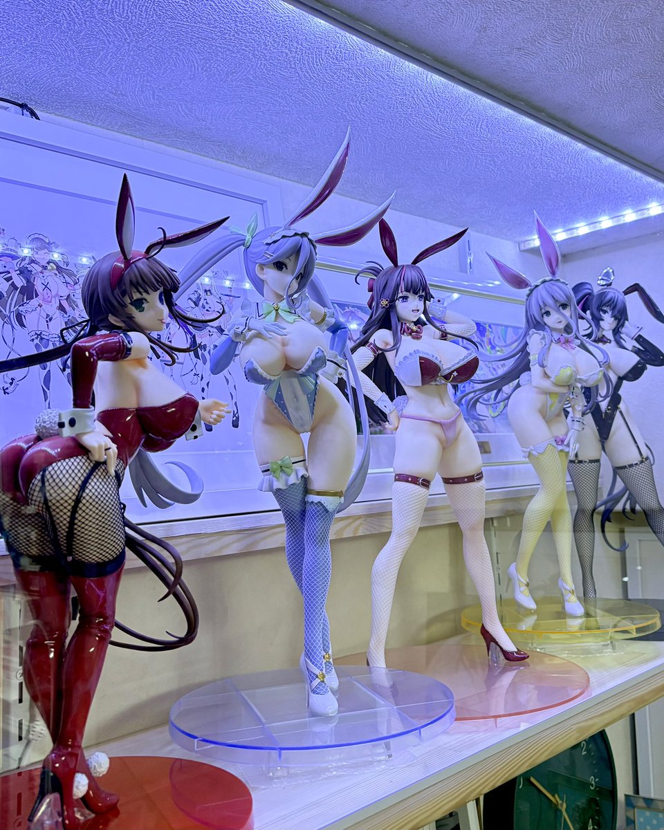 htQqPImOD9WoWL4's tweet photo. 自宅部屋の復旧作業
落下防止としてアクリルパネルの設置と照明を追加。今日なんとか終わらせることできて良かった😌もう地震は懲り懲りです。
#閃乱カグラ 
#バニーの日 https://t.co/40IRwJtY0h