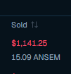 BreeezeS1's tweet photo. I sent a bit of solana:9cRCn9rGT8V2imeM2BaKs13yhMEais3ruM3rPvTGpump  to make a pool on Meteora to help with liquidity, but on Bullpen it shows that I sold the ANSEM. 
I never sold even 1 ANSEM. I hope this doesn’t mess up my chances of receiving the airdrops.
@blknoiz06 @BullpenFi