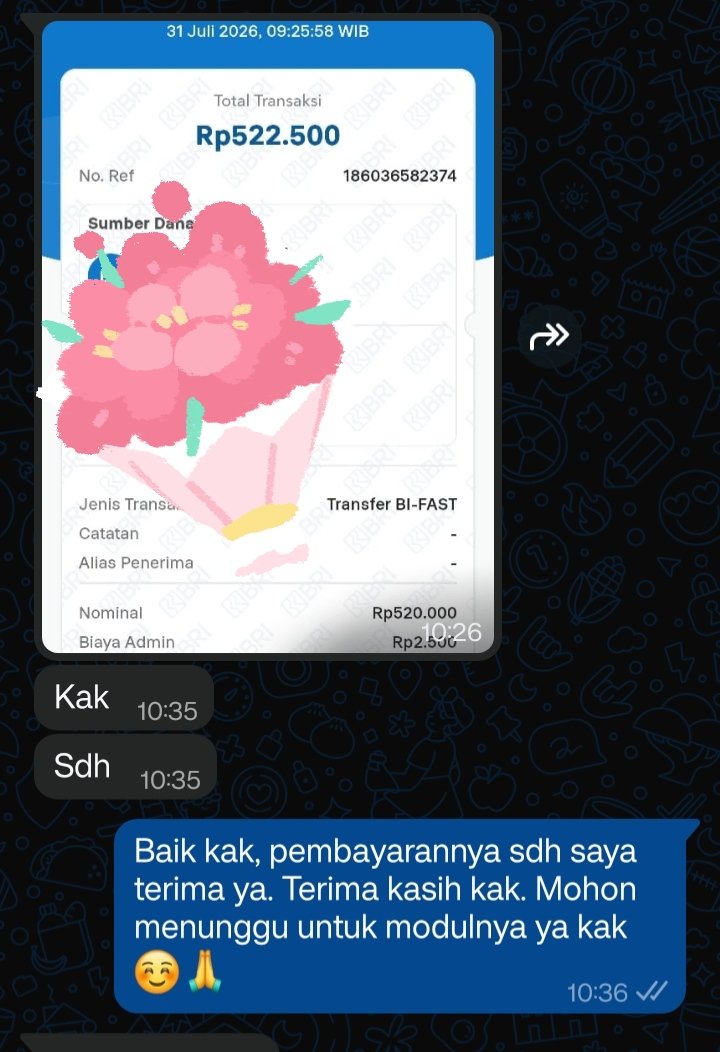 titicourse's tweet photo. Alhamdulillah selama sakit dan ga fit ada aja transferan masuk ❤️✨

Yukk yg mau les Bahasa Inggris gaskeun sama Miss Titi ✨✨

#Language_Course_by_MissTiti https://t.co/i5WQaW6qZQ