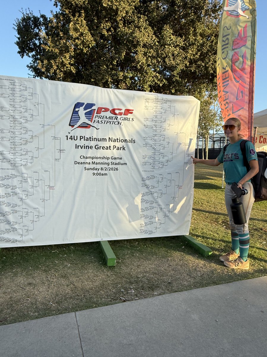GClark_2030's tweet photo. Well today is the day you work for all season we are in the PGF National Championship🏆game in the 14u Platinum here in California 🌴🌴. Let's go win it! 9am West Coast time

https://t.co/pYM4S91PNF

#boltsboom 
@bhmboltsorg @BHMBolts2030
@camwoodbats
@pgfnetwork
@_DCHSoftball https://t.co/gtPqsKLiZK