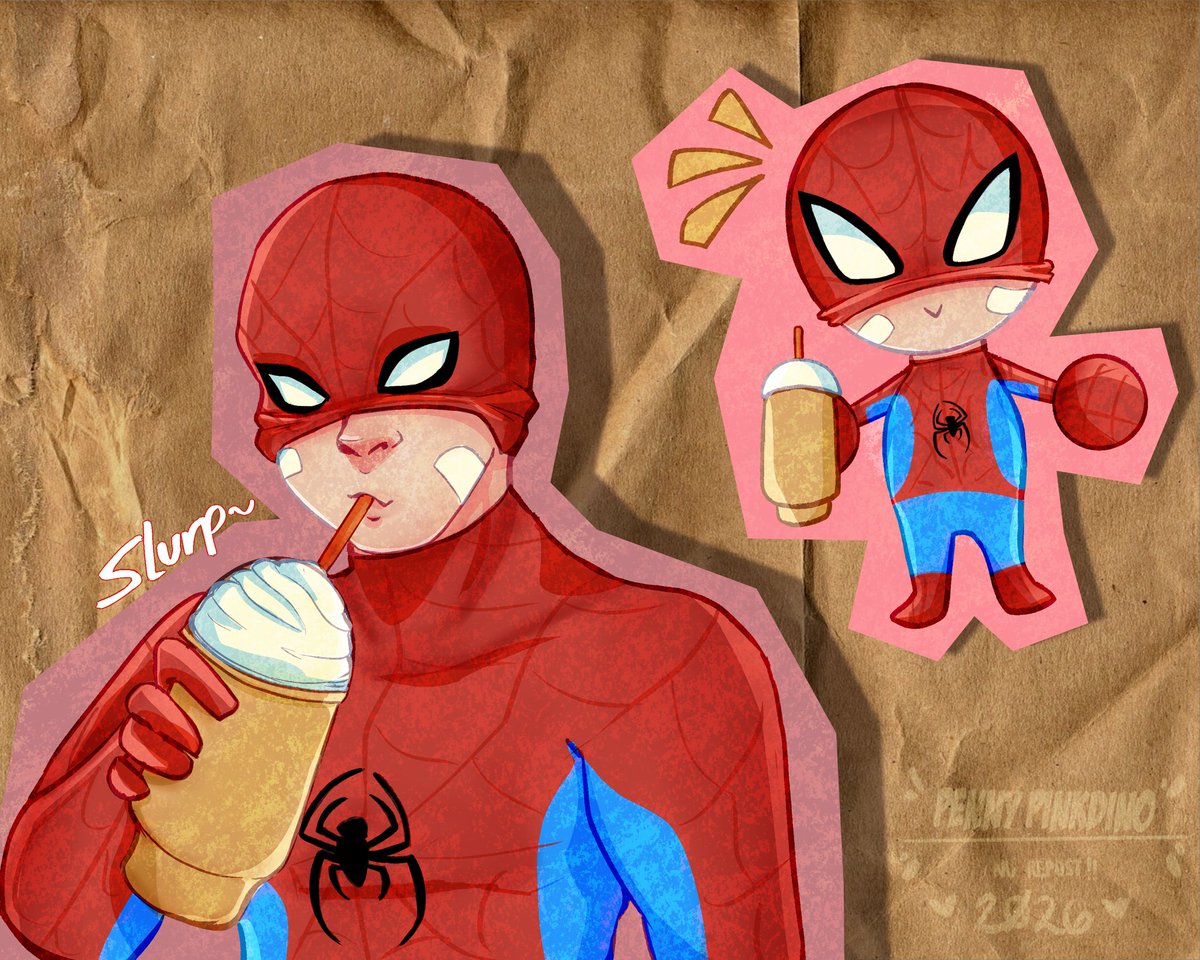 PennyMg1's tweet photo. #spiderman ✨♥️🧋 https://t.co/axuYmCk8wg