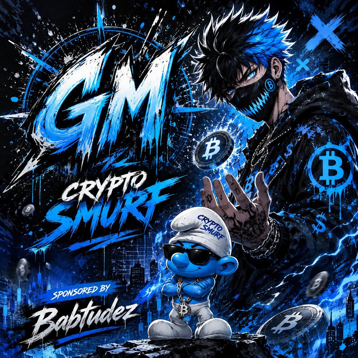 CryptoSmurf44's tweet photo. Good Morning! 💙

Made by @BabTudez https://t.co/hj8pXOqyXo