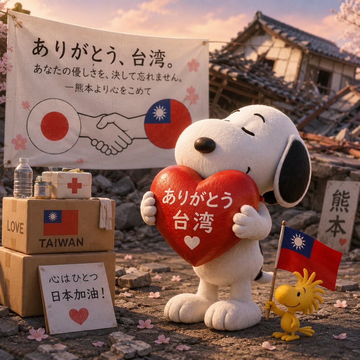 SnoopyLove85186's tweet photo. ありがとう、台湾。🇯🇵🤝🇹🇼
忘れません. 🤍 https://t.co/GLj6QoyKB7