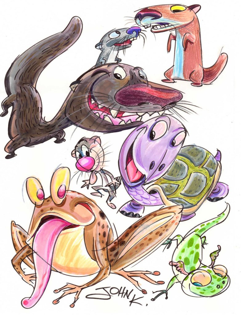SpumcoArt's tweet photo. Goofy critters https://t.co/IZTFU6Buz1