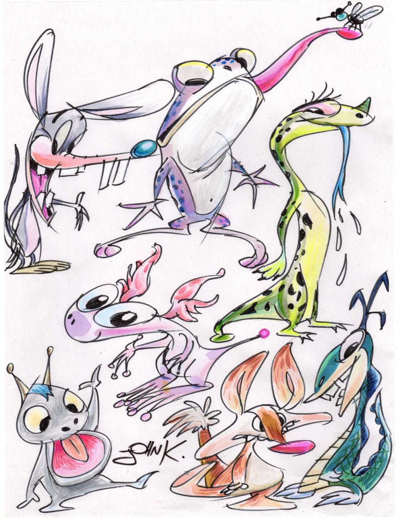 SpumcoArt's tweet photo. Goofy critters https://t.co/IZTFU6Buz1