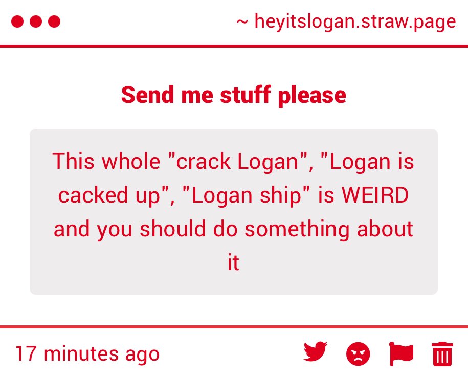 loganthef1rst's tweet photo. here’s something yall should know:

I AM A MINOR

i should probably mention this more often on here. if you send me shit like this i won’t respond because 

1: you’re saying this about a minor

2: it’s weird as fuck

3: it honestly isn’t worth my time https://t.co/v6ERGpx1AV