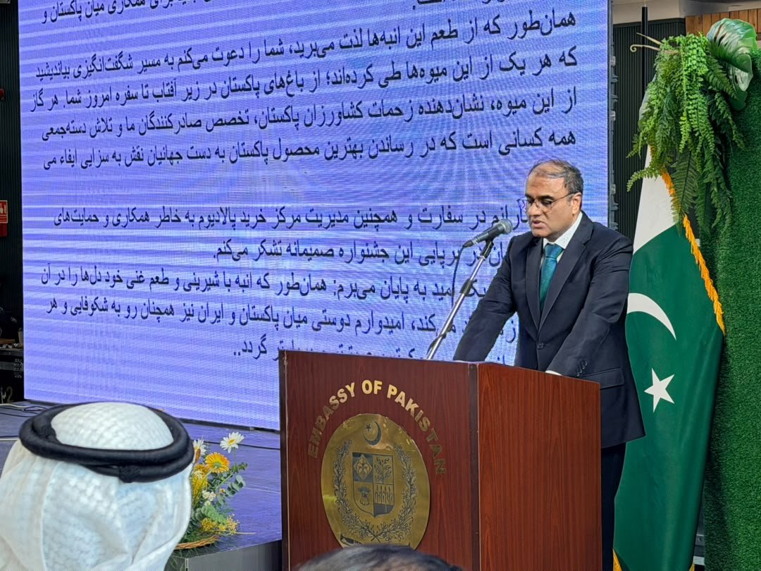 PakinIran's tweet photo. Embassy of Pakistan on Iran hosted first mango festival in Palladium mall,Tehran &amp; showcased varied varieties of Pakistani mangoes.The event was attended by large number of diplomatic community, business men&amp; general public. @PkPublicDiplo https://t.co/aYh5XMus2Z