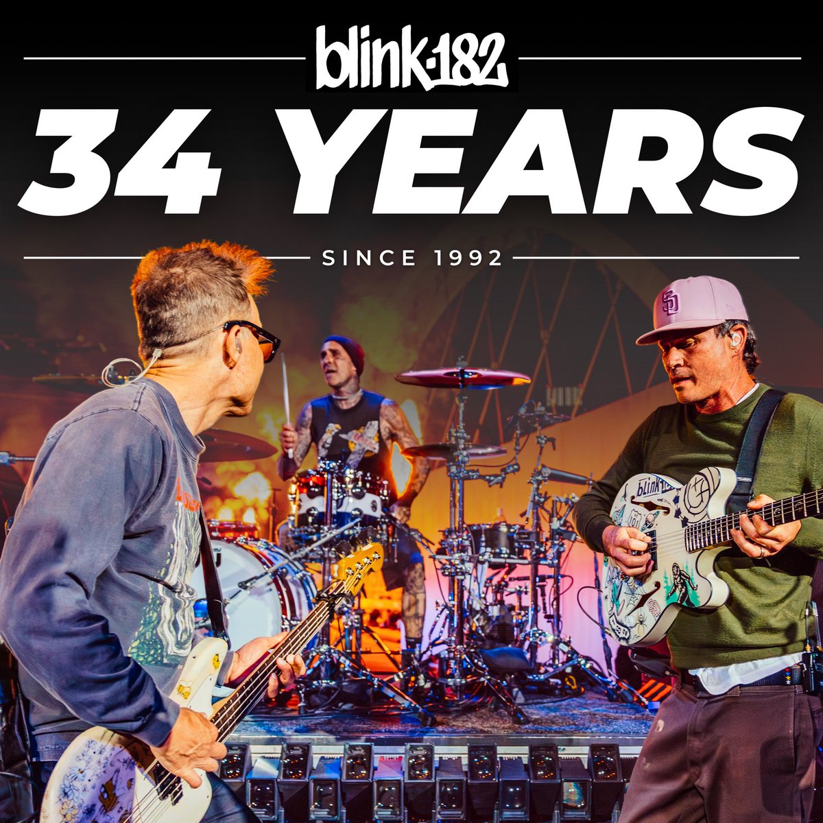 blink182italia's tweet photo. blink-182 was founded on this day 34 years ago! 🤘 

blink-182 life. For life. ♾️ https://t.co/9jxjvaHKfm