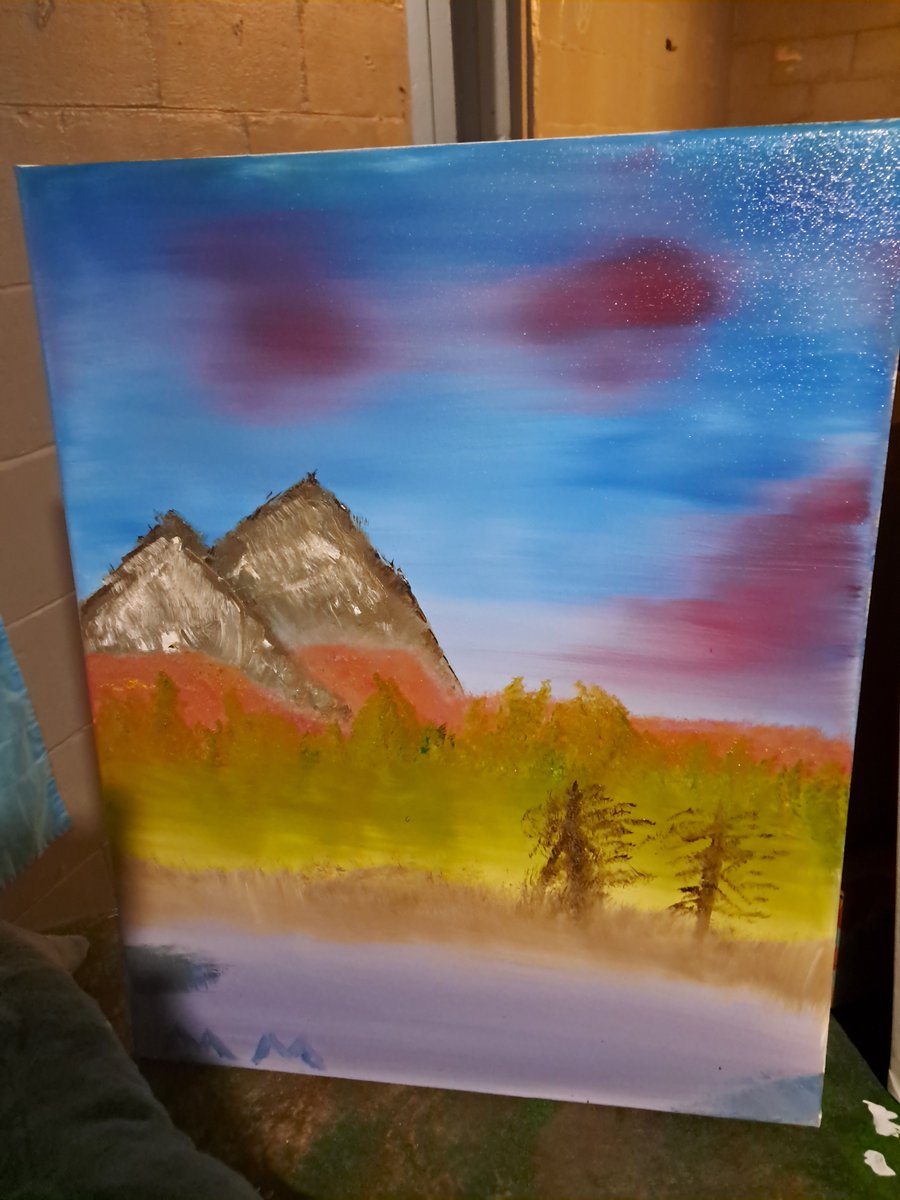 maymortem69's tweet photo. Paintings from last night's stream! Both you can find for sale on Ebay if interested! 

And to make it fun, I will leave a kiss mark of lipstick on each painting when they ship out ;3

https://t.co/TXRKDvrmf1 https://t.co/Rns5VLoLmT