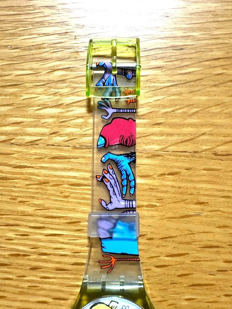 G0rillazarchive's tweet photo. Not quite on topic for this account... but look what I found! Swatch x Jamie Hewlett 1997 https://t.co/fxHZIoBEZu