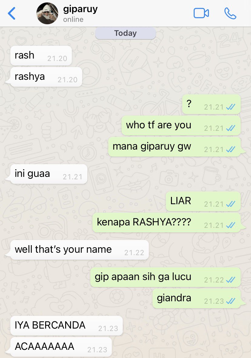 berkeincan's tweet photo. katanya gasuka dipanggil aca tp inilah gambaran waktu giparuy GAK manggil dia ACA https://t.co/h4pe5ED7RT
